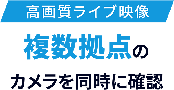 高画質ライブ映像
